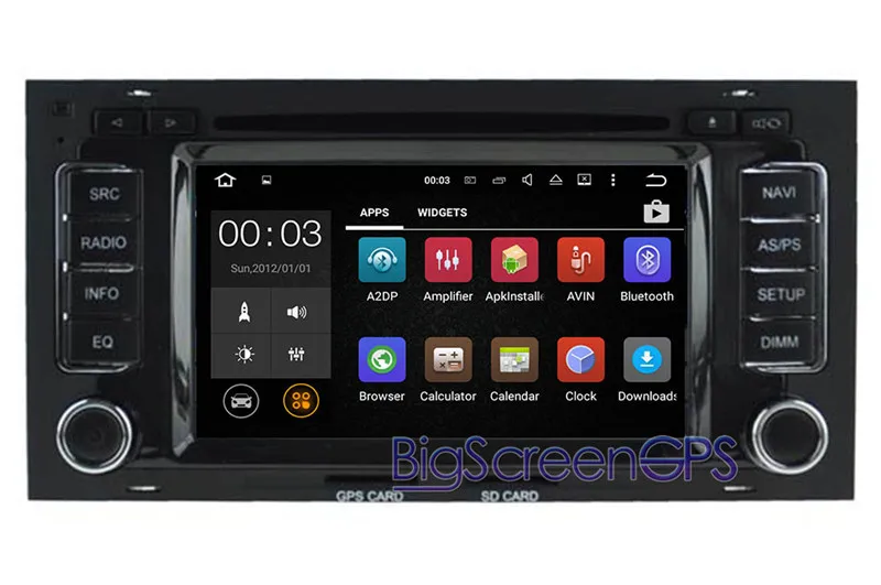 Cheap 6.2Inch Android 7.1 Car GPS Navigation For VW Volkswagen TOUAREG 2003-2010 Multimedia  Free Map Monitor Bluetooth Stereo 2