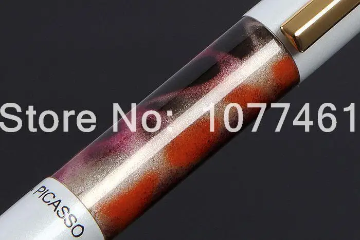 Белая перьевая ручка Пикассо 988A памятный Кристалл мира с оригинальной коробкой