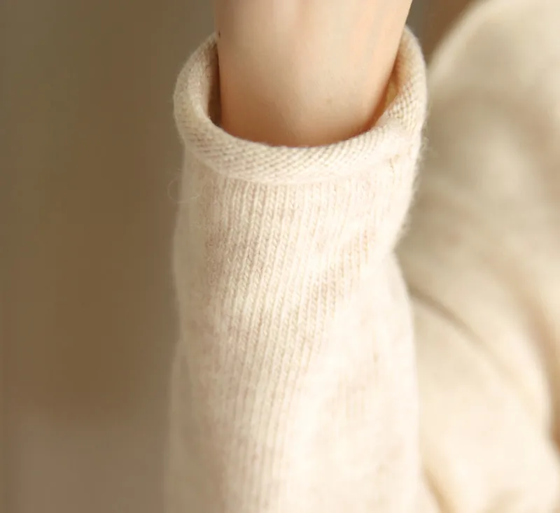 Зима модный Повседневный Женский кашемировый свитер без бретелек сексуальный Свободный вязаный свитер и брюки женщин из двух частей