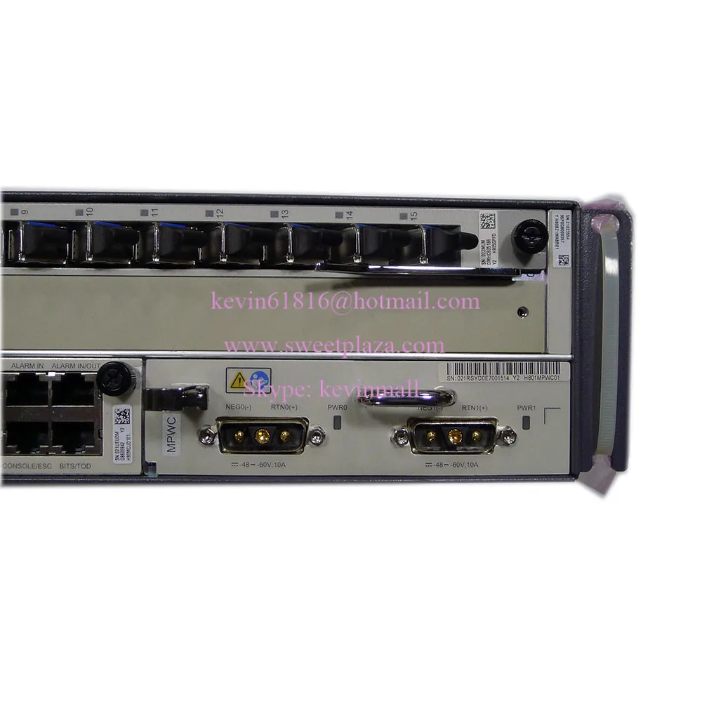 Hua wei mini GPON или EPON OLT MA5608T с 2* MCUD+ 1* MPWC+ 1* GPFD C