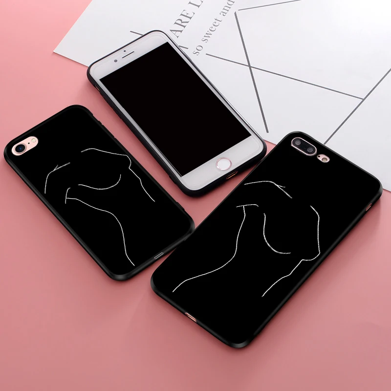 Чехлы для телефонов с сексуальной девушкой обнаженным телом iPhone XS Max чехол 11 Pro 5 S