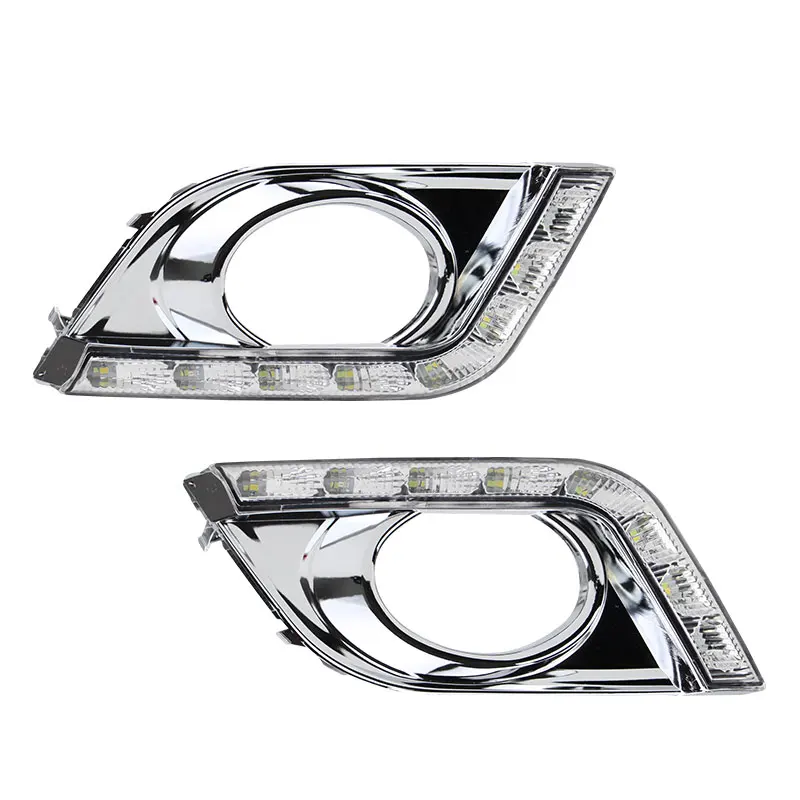 

High Quality 1 Set Car Styling LED Daytime Running Lights White Auto Led DRL Lamps For Volkswagen VW Jetta 2013 2014 2015 2016
