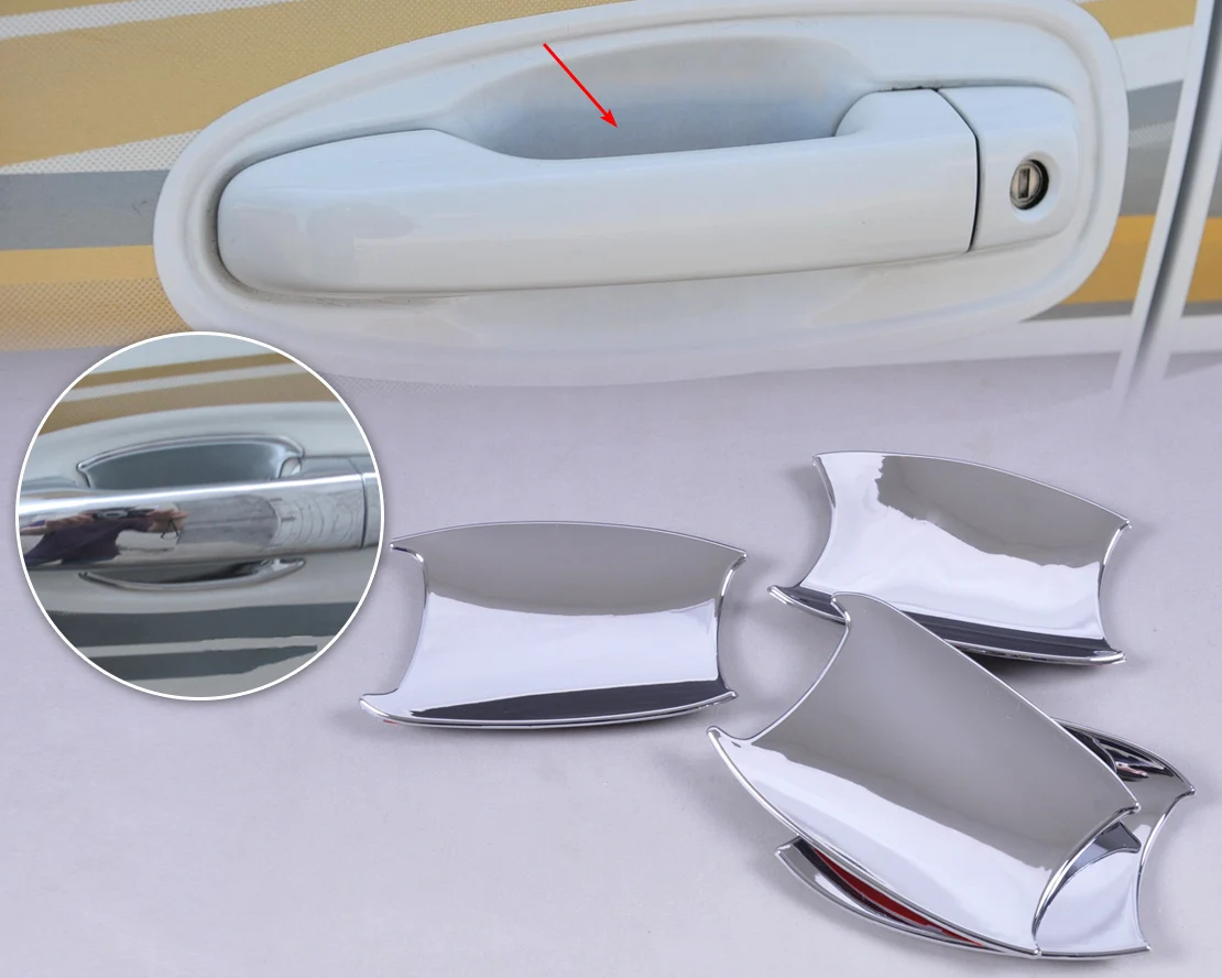 

beler Chrome Door Handle Cup Bowl Car-Styling for Toyota Land Cruiser Prado J 150 FJ150 2010 2011 2012 2013 2014 2015 2016