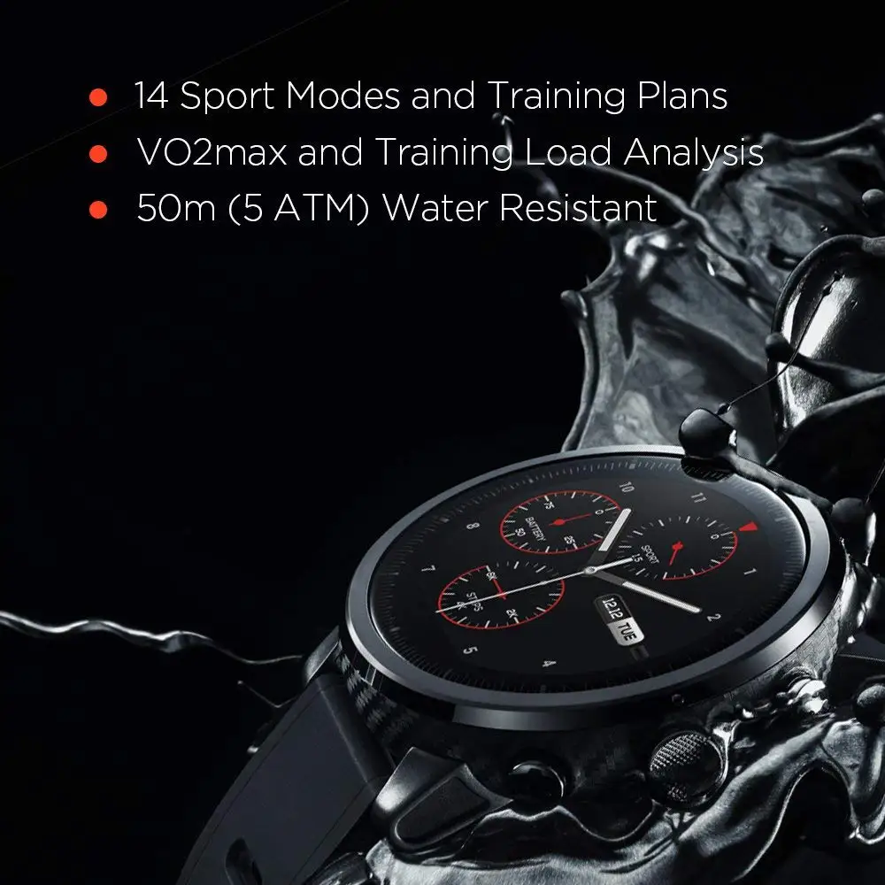 Новые Xiaomi Huami Gloable version Amazfit Stratos 2 Смарт-часы спортивные gps 5ATM вода 2.5D gps Firstbeat плавательные умные часы