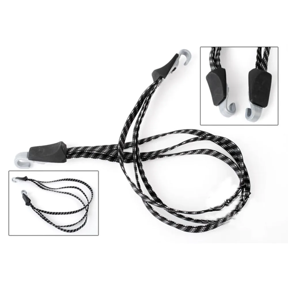 Sale 1 pc 68cm Durable Bike Bicycle Hook Tie Bungee Elastic Cord Luggage Strap Rope wholesale 4