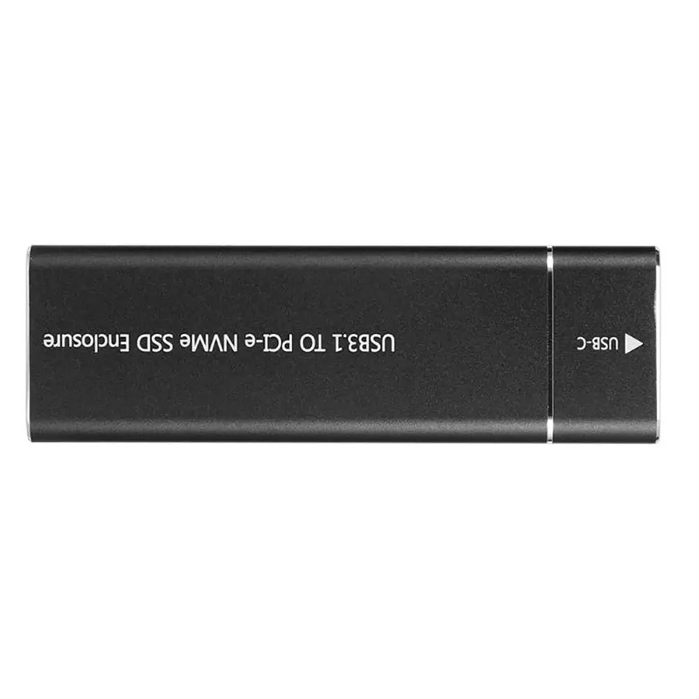 

USB3.1 Type-C to M.2 M Key NVMe PCIE SSD HDD Enclosure 10Gbps M2 SSD 2280 Hard Disk Storage Box
