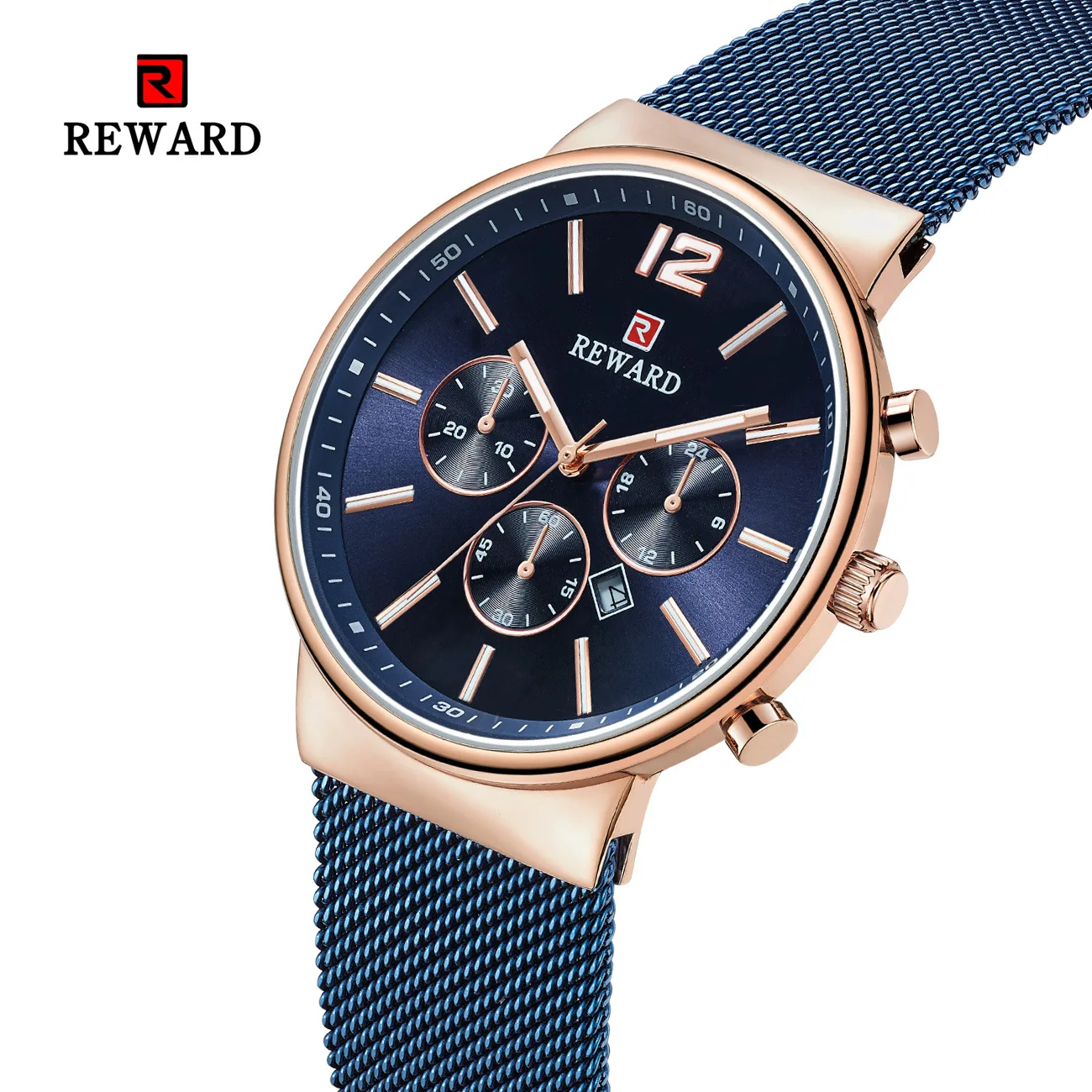 Brand Sport Men's Luminous Hands Watches Steel Strip Business