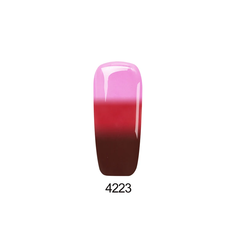 Гель-лак для ногтей Docaty с изменением температуры, украшения для ногтей, УФ-и светодиодные полуперманентные эмали, термолак для дизайна ногтей - Цвет: 4223