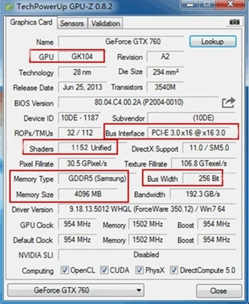GTX7604GD5 GPUZ