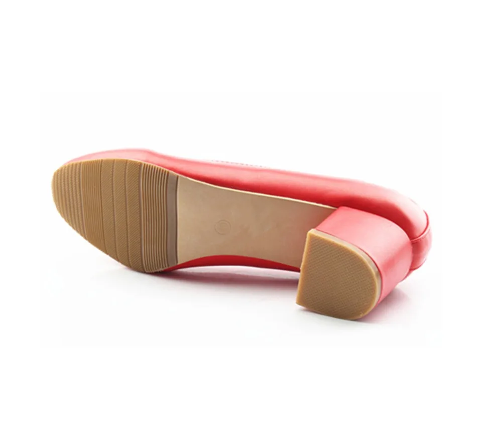 Обувь модные женские офисные туфли-лодочки из натуральной кожи с закругленным носком и квадратным каблуком 2 дюйма размеры 34-41 K-307