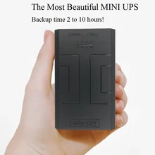 12V2A ПЕРЕМЕННОГО ТОКА в постоянный Адаптер Мини Бесперебойного Питания UPS Обеспечить Аварийного Резервного Питания для Камеры ВИДЕОНАБЛЮДЕНИЯ с Аккумулятор Встроенный