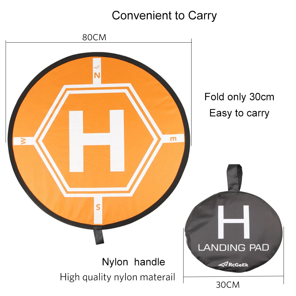 Универсальный Портативный Дрон парковка передник складывающаяся посадочная площадка коврик 80 см для DJI Mavic Air Pro Phantom 2/3/4/Inspire Spark дроны