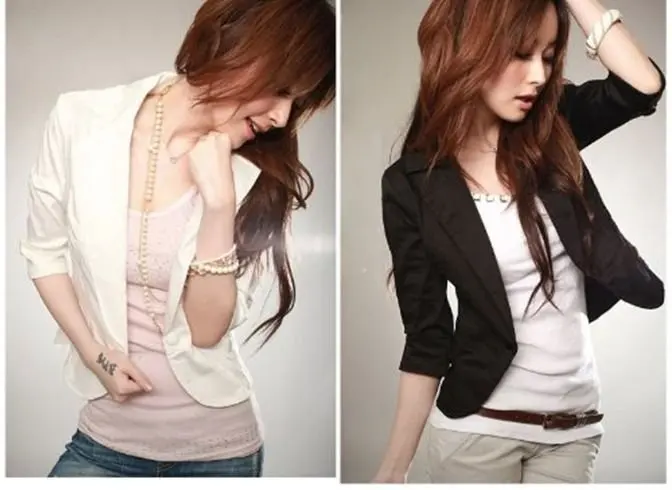 chaquetas de mujer manga tres cuartos chaquetas de mujer manga tres cuartos