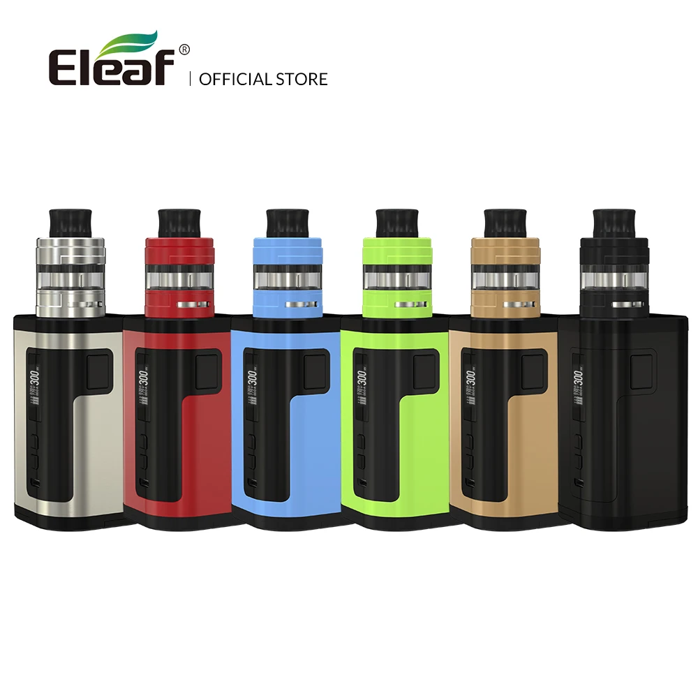 

Original Eleaf iStick Tria with ELLO S kit 1-300W Electronic Cigarette with HW3/HW4 coil Vape kit