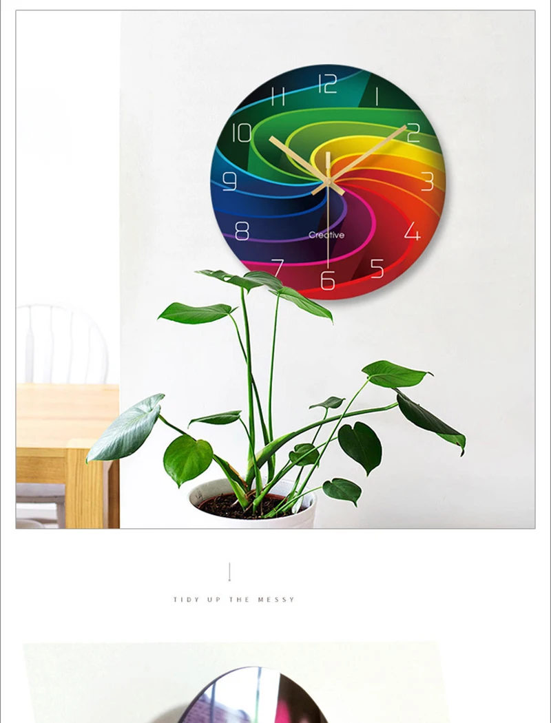 Modern Design Wall Watch Clock Wall Digital Wall Clock Watch Wall 3d Wall Clock Best Selling 2018 Products Shabby Chic Large Wall Clock Wall Clocks Kitchen Clock Wall (7)
