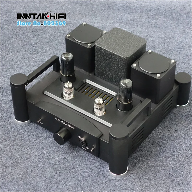 HiFi 12AX7 + 6P6P Tube headphone amplifier / pre amp Suitable for HD800