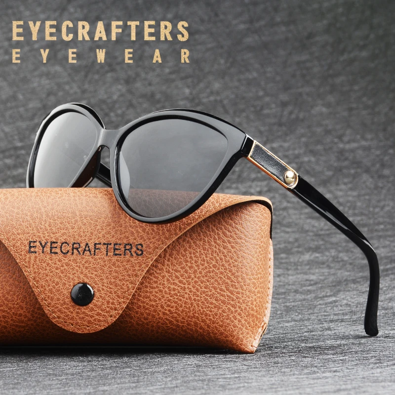 Кошачий глаз, роскошные брендовые дизайнерские поляризованные солнцезащитные очки, женские элегантные солнцезащитные очки, женские очки для вождения, Oculos De Sol