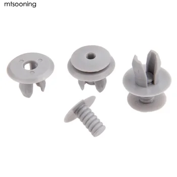 

mtsooning 100Pcs Auto Fastener Clips Grey Trim Panel Lining Clips New for VW Volkswagen T4 T5 Transporter Eurovan Dark