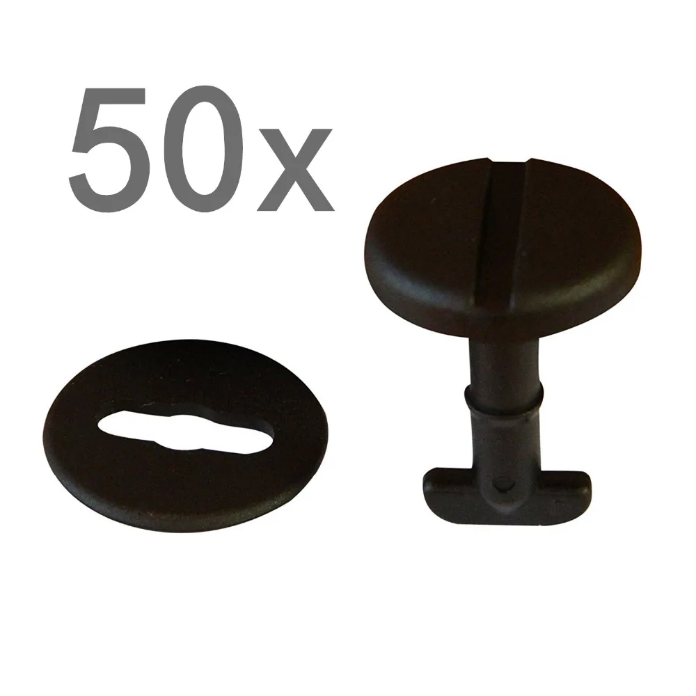 50 Pcs Carpet Floor Mat Retaining Floormat Twist Lock Clips Fit for E36
