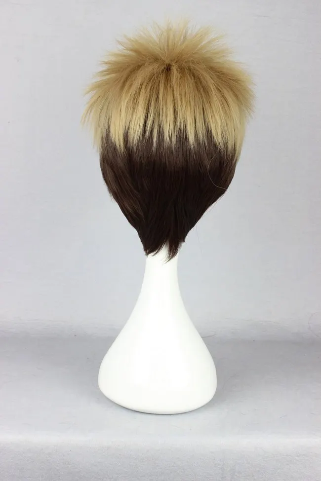 MCOSER Attack on Titan Jean Kirstein Linen Mix Короткий карнавальный костюм парик+ Бесплатный парик Кепка