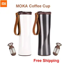 Xiaomi кружка для путешествий Kissfish Moka умный стакан для кофе вакуумная изоляционная бутылка сенсорная температура дисплей экран кофейная чашка