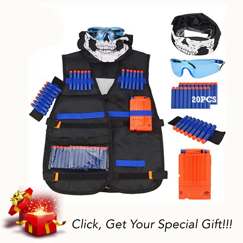 

Toy Suit Wholesale Toy Tactical Equipment Gun Shuttle Bullet Magazine Accessories Bullet Clip Compatible Nerf Gun FREE GIFTS