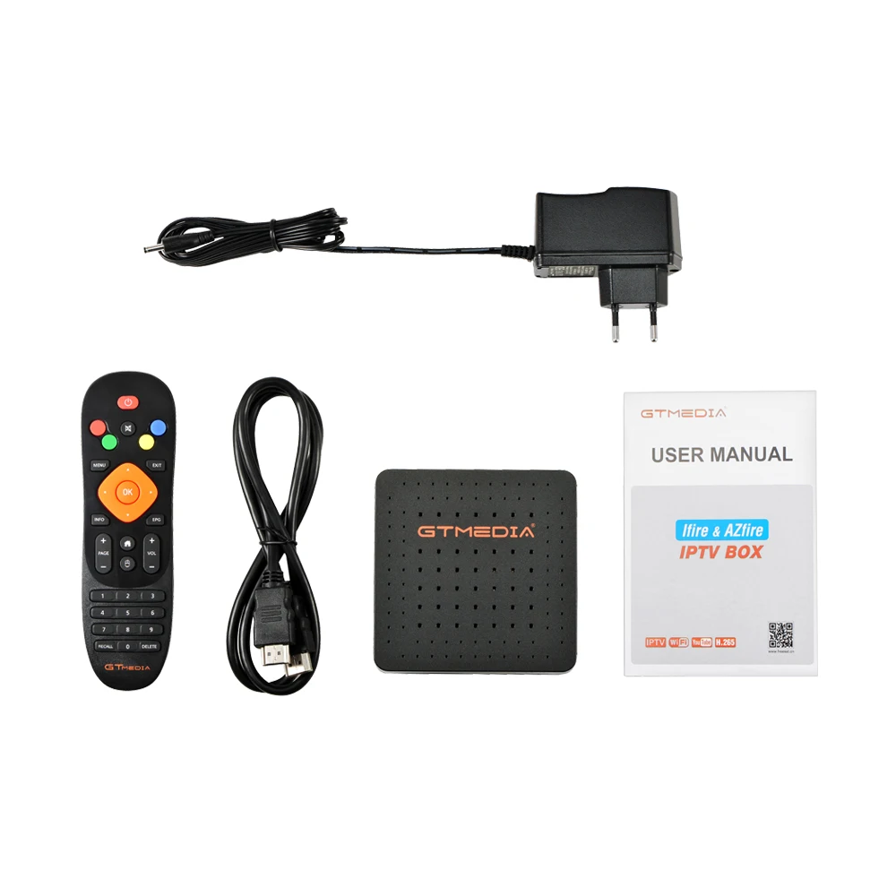 Новый стиль GTMedia Ifire IP tv Box Цифровой телеприставка телевизионный декодер FULL HD 1080 P (H.265) Встроенный модуль Wi-Fi iptv-поддержка Испания