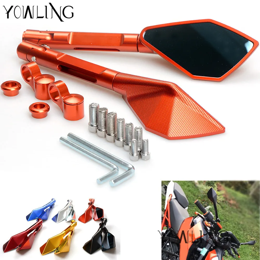 Mirrors Motorcycle accessories side Mirror Rearview For Kawasaki z800 z1000 z750 YamahaTMAX500 530 mt09   250 390