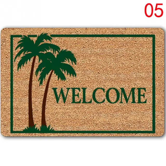Letter Funny Home Entrance Floor Rug Non slip Doormat Carpet
