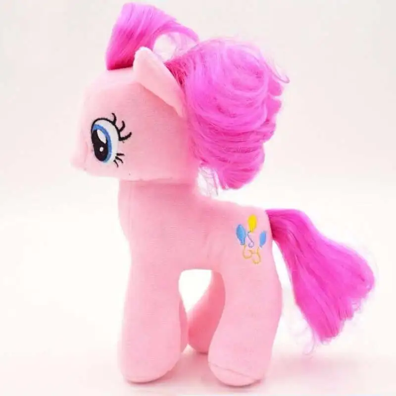 19cm Rainbow Dash unicorn plush Twilight Sparkle Applejack Rarity Fluttershy Pinkie Pie Stuffed Plush lps anime Toys - Цвет: Розовый