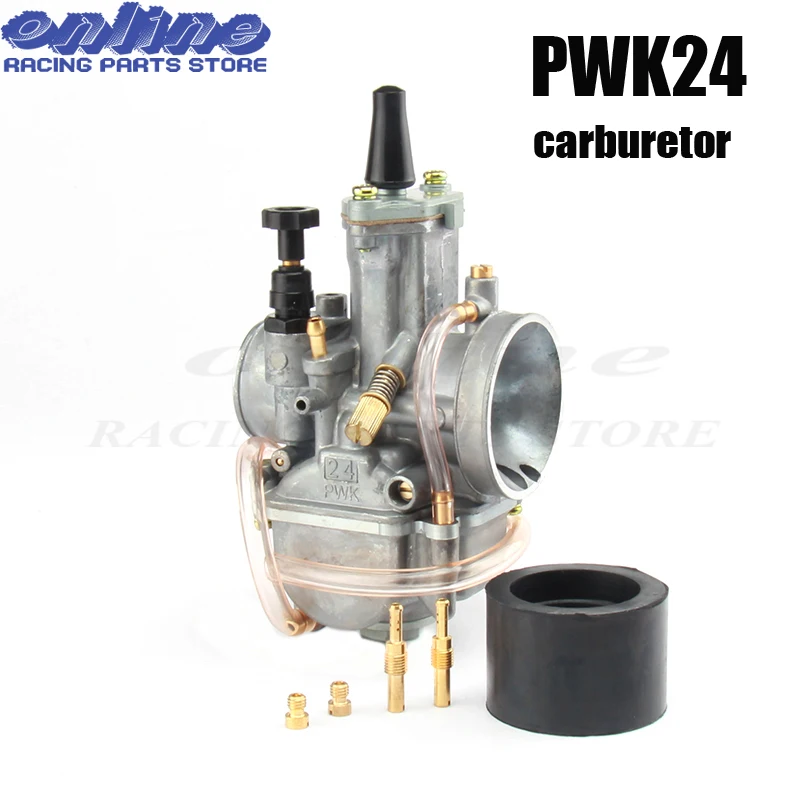 Карбюратор PWK24 24 мм для OKO Keihi Koso скутера JOG DIO KR150 RTL250 CR80 CR85R CR125 NSR50 NSR80 DT100 125