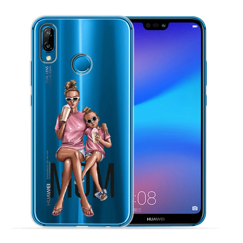 Чехол для huawei P smart Sxey Mother Mom Baby Fashion Gisl для huawei P30 P20 Lite Pro P10 P8Lite P9Lite мягкий чехол для телефона