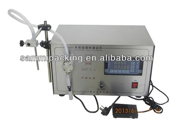 

2ml to 100ml small gear pump single head liquid filling machine GLF-I-I