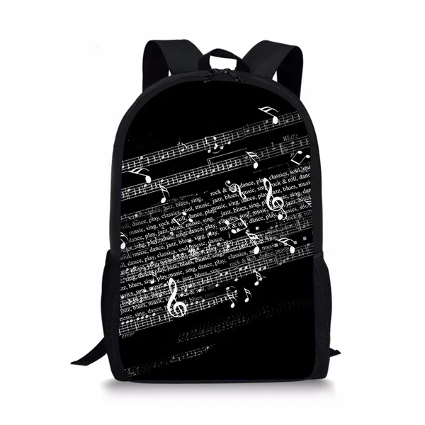 CC5268C INSTANTARTS Мода пианино клавиатура принт Мальчики Девочки Школьные сумки повседневные Lap-top средняя школа студентов рюкзак детский школьный рюкзак - Цвет: CC5268C