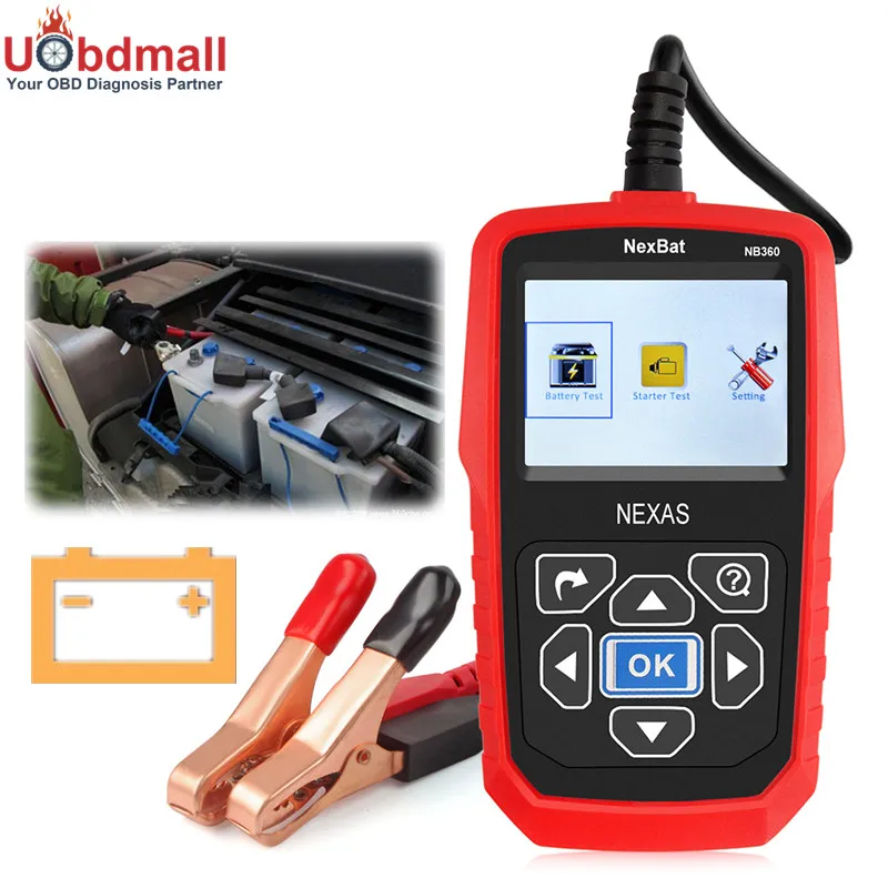 Prix pour 12 V et 24 V Voiture Camion Batterie Testeur NB360 Analyseur de Batterie Pour Batterie Tension/Au Démarrage en Charge Tension D'essai mieux Que BST460 Prix pour 12 V et 24 V Voiture Camion Batterie Testeur NB360 Analyseur de Batterie Pour Batterie Tension/Au Démarrage en Charge Tension D'essai mieux Que BST460