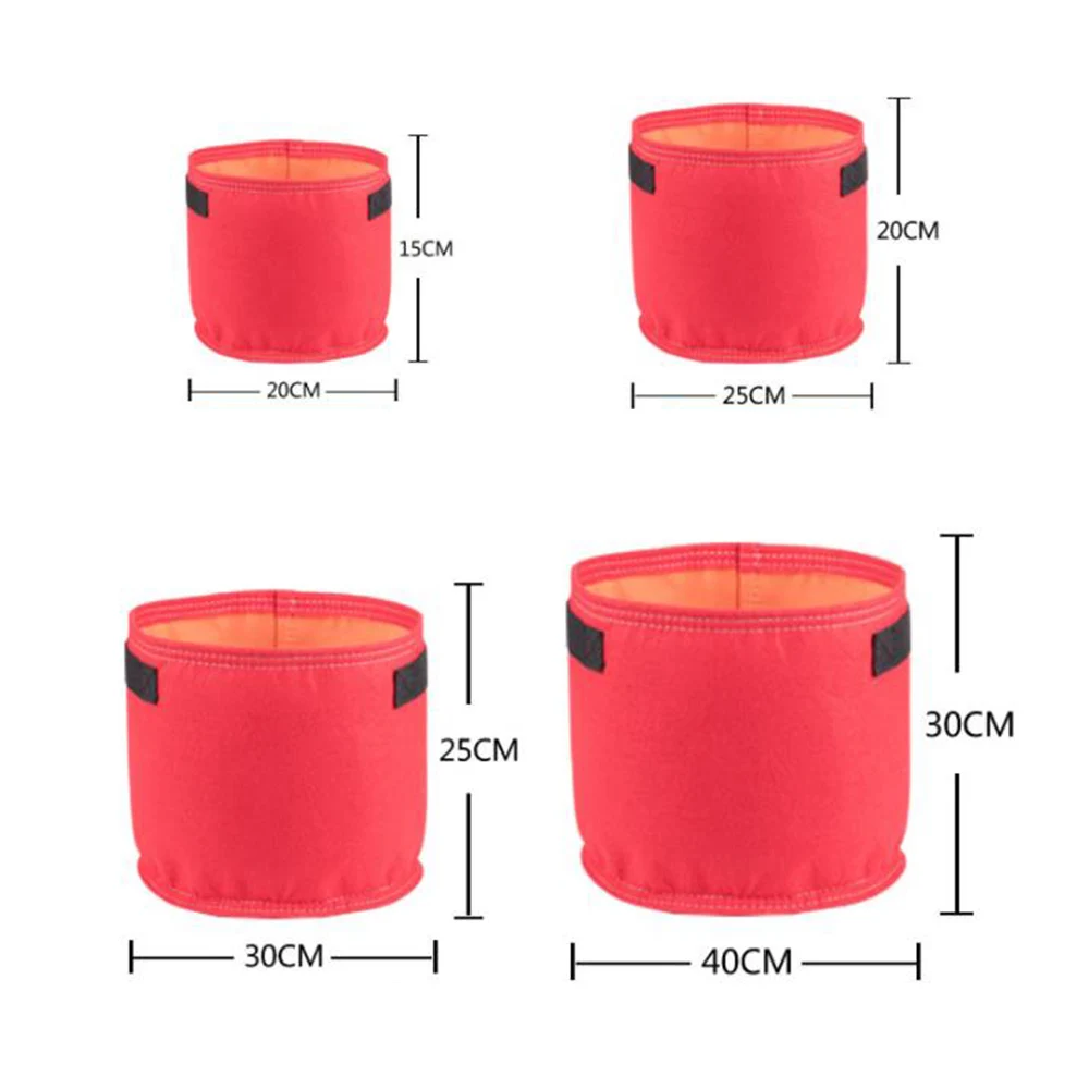 2/3/5/10 галлонов ткань горшки завод мешочек корневой контейнер Расти Мешок горшок для Аэрации Контейнер для извлечения травы фильтр уличные цветочные горшки для сада