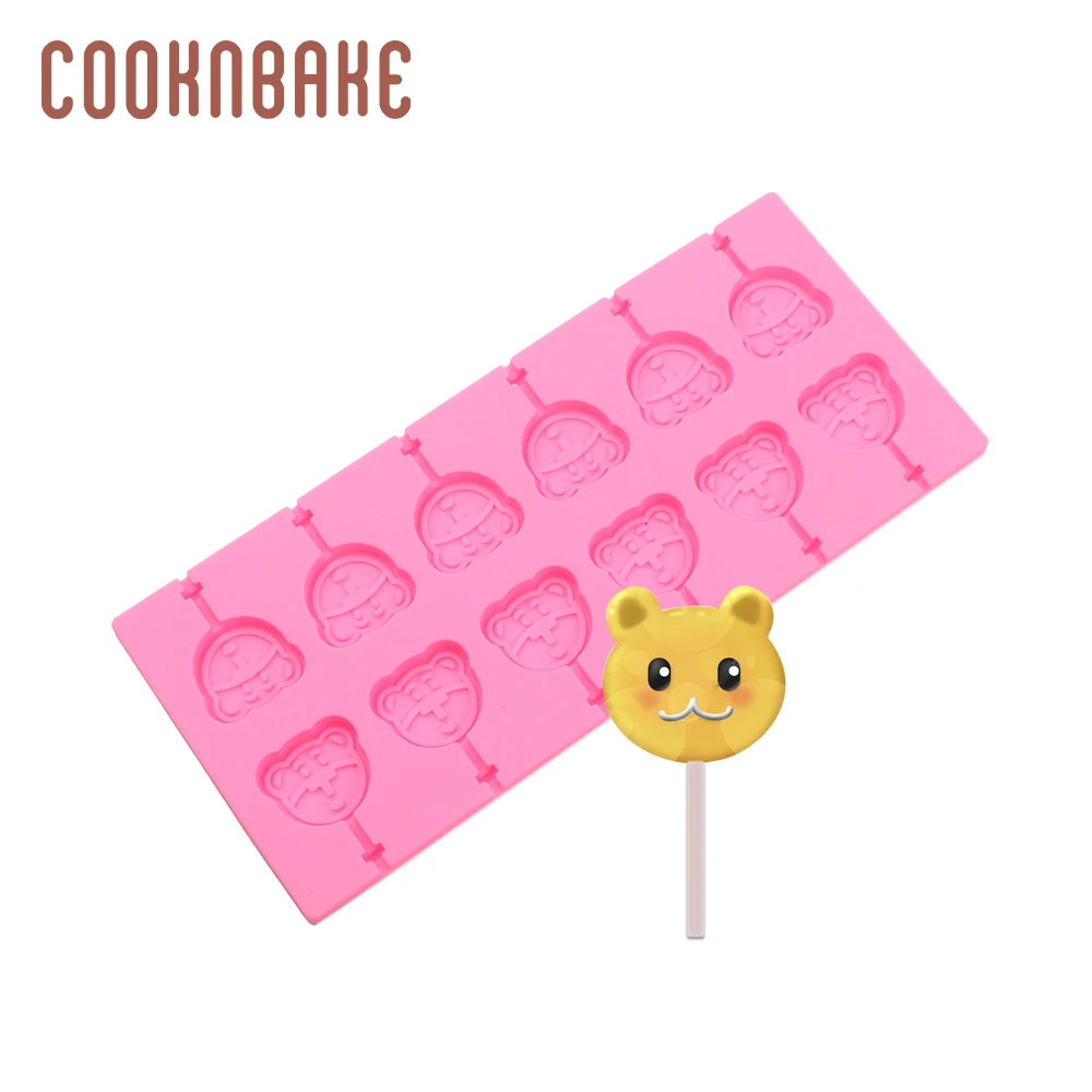 COOKNBAKE силиконовая форма для леденцов цветок конфеты Шоколадный леденец форма желе кубик льда лоток украшения торта Diy кондитерские формы для печенья