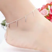 Модные ювелирные изделия покрытые серебром anklets Высокое качество лодыжки браслет по Заводской Цене ювелирные изделия ножной браслет MDA009