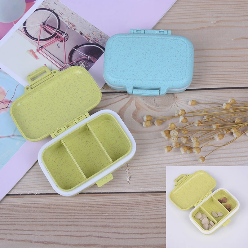 

Pill Box Case Pills Organizer Case Portable 7 Days 3 Grids Travel Medical Drugs Tablet Storage Container Medicine Box Pastillero