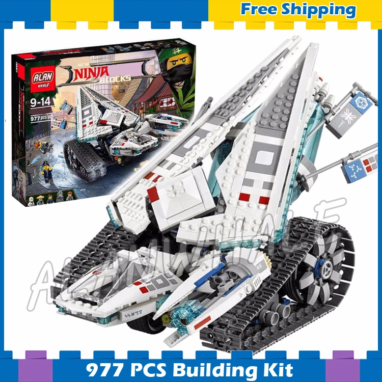 

947pcs New Ninja Ice Tank Battle Machine Mech Walker 10726 Model Building Blocks Teenagers Toys Bricks Compatible With lego