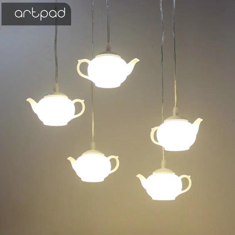 Artpad Modern Art Decorative Teapot Pendant Light Lamps Exterior Teapot Pendant Light Lamps Exterior
