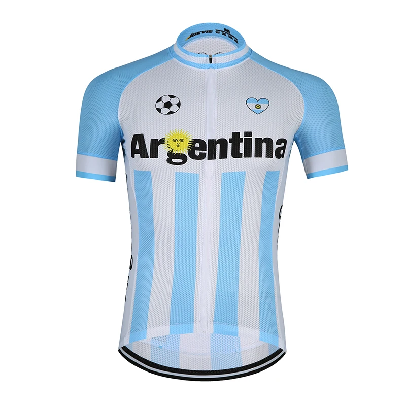 Аргентина Велоспорт Джерси короткий рукав топы Летняя одежда для велосипедных гонок Ropa Ciclismo Mtb футболка для езды на велосипеде Maillot Ciclismo