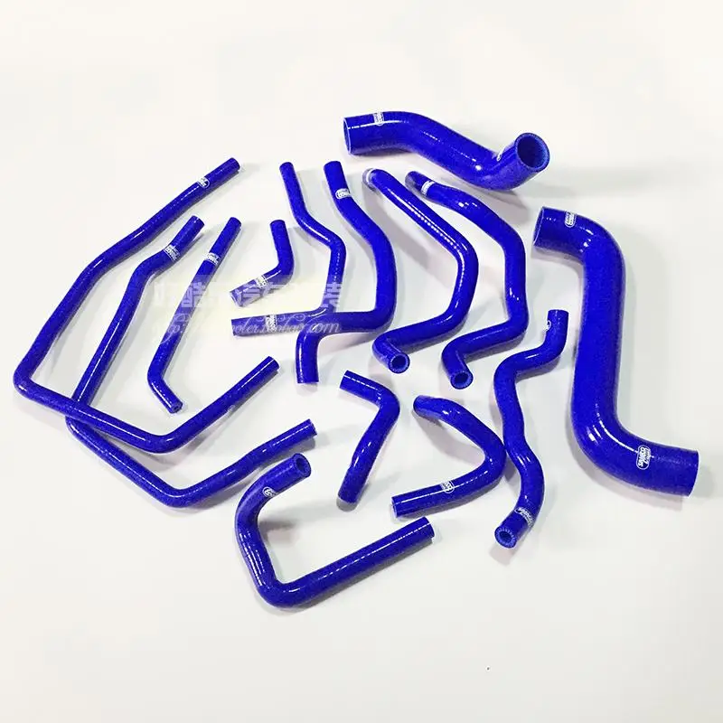 PERFORMACE RADIATOR SILICONE HOSE KITS FOR SUBARU IMPREZA WRX STI GDA GDB GGB 14PCS BLUE