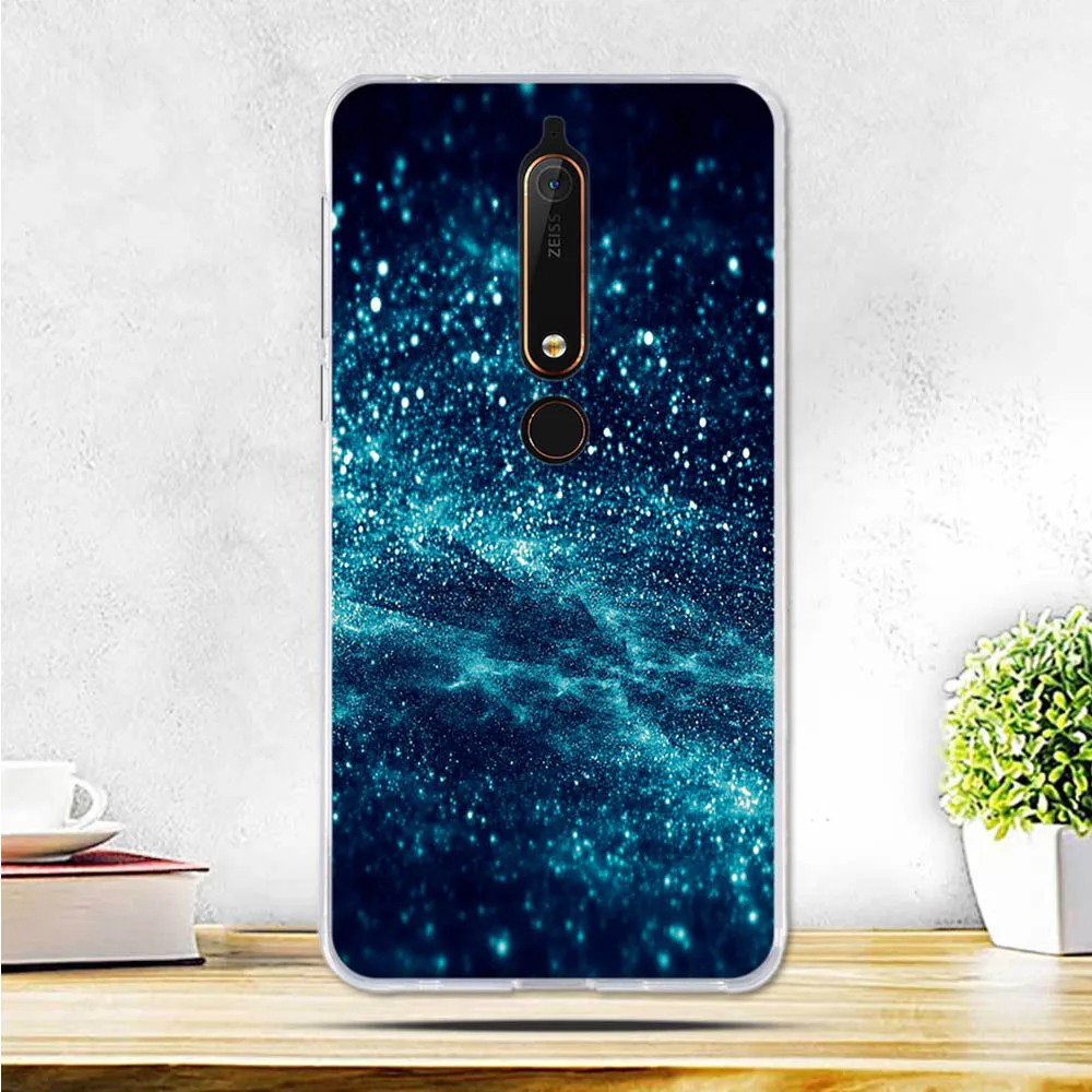 For Nokia 6 2018 Case Nokia 6.1 Case Soft Silicone Back Cover Phone Case For Nokia 6 2018 TA-1068 TA-1050 TA-1043 TA-1045 Case samsung silicone cover Cases For Samsung