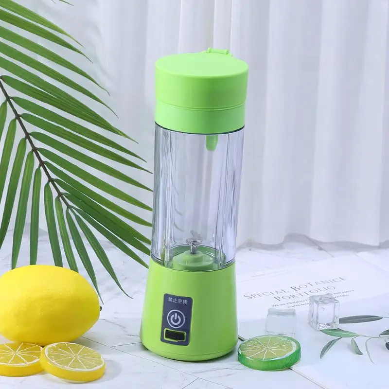 

USB Electric Juicer 400ml Fruit Juice Mini Portable Outdoor Sports Rechargeable Home Shake Mixer Baby Food Soybean Milk Maker