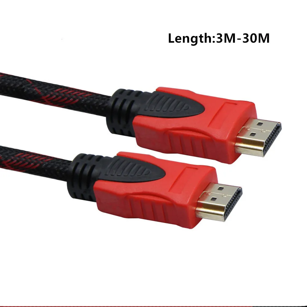 Кабель HDMI с позолоченным штекером кабель 2 0 1 4 1080P 3D для HDTV сплиттер коммутатор 3 м 5