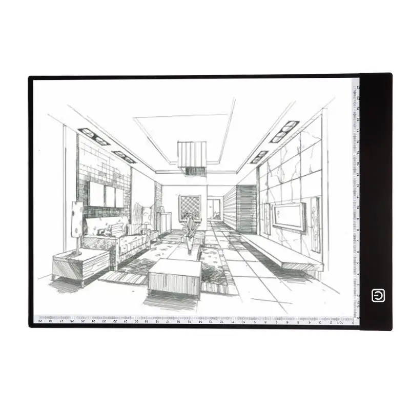 

LED Digital Tablet Acrylic Writing Painting Drawing Copy Pads Board Artcraft Table with Scale 5V Power Adapter High Quality
