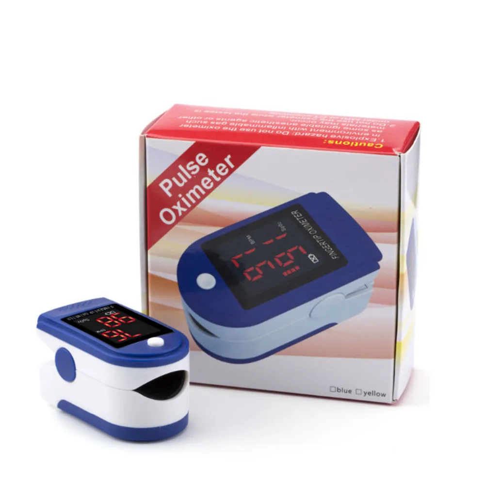 

Fingertip pulse rate thermometer Oximeter spo2 and PR heart monitor digital Display Finger pulsometro Bodys Treatments