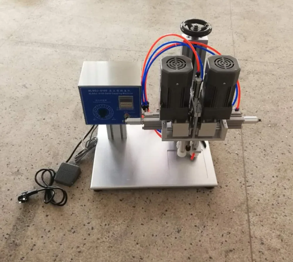

Food bottles cap sealing machine automatic Electric desktop Capper beverage liquor bottle locking machine capping machine