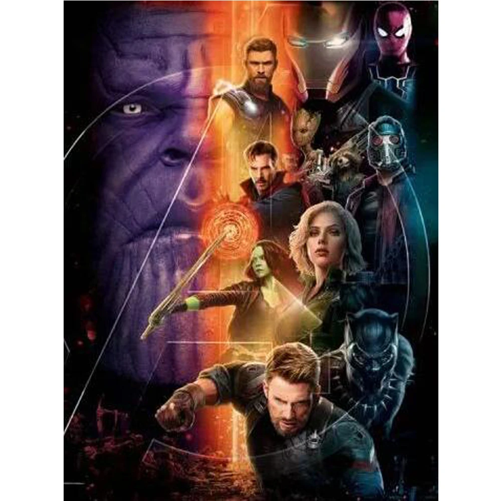 

New DIY Diamond Painting Cross Stitch avengers Infinity War Marvel 5d Embroidery Mosaic Christmas home Decor child Gifts L203